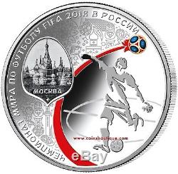 FIFA-WORLD CUP 4 x 1 oz Silver Proof Four-Coin Set RUSSIA 2018