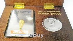 FIFA World Cup KOREA/JAPAN zippo & Coin Unused #0570 Silver Plate #40190154