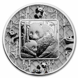 FILIGREE PANDA 2 Oz Silver Coin $5 Solomon Island 2021