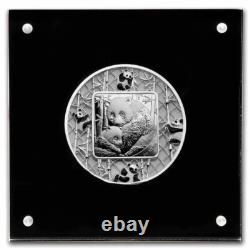 FILIGREE PANDA 2 Oz Silver Coin $5 Solomon Island 2021