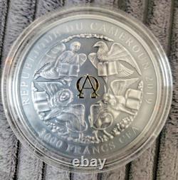 FOUR HORSEMEN of The Apocalypse 3 Oz Silver Coin 3000 Francs Cameroon 2019