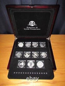 Fabulous 15 Silver 1oz Privy Collector's Deluxe Display Box Set 2018 with Proofs