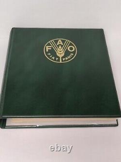 Fao Money Album 1980-1981-1982-1983 Green Album With Silver 6 Pages 28 Coins