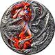 Flaming Wyvern 2 Oz Silver Coin Cameroon 2023