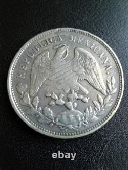 Foreign Silver Coins 1899 Go RS Mexico 1 Peso Cap & Rays Silver