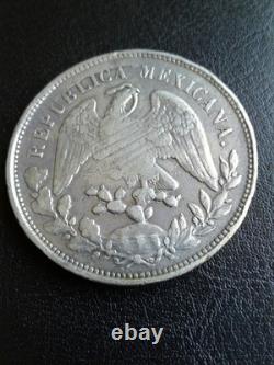 Foreign Silver Coins 1899 Go RS Mexico 1 Peso Cap & Rays Silver
