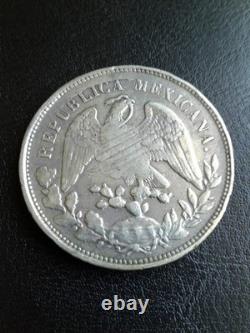 Foreign Silver Coins 1899 Go RS Mexico 1 Peso Cap & Rays Silver