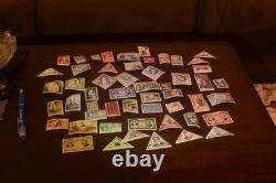 Foreign World Coins Lot 3Lb Pounds 200 stamps 25 world banknotesE ANCIENT COINS