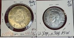 Foreign World Silver 12 Coin Lot 4 Oz Of ASW 1875 to 1977 From 8 Countries