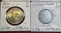 Foreign World Silver 12 Coin Lot 4 Oz Of ASW 1875 to 1977 From 8 Countries