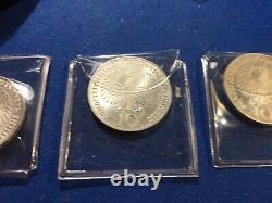 Four Germany 10 Ten Deutsche Mark Olympiad München Circulated Silver Coin Clean