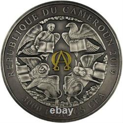 Four Hoursemen of the Apocalypse 2019 3oz Silver High Relief With Select Gilding