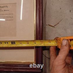 Framed 1743 Dutch Silver Ducaton Recovered From The Hollandia With COA & Apprais