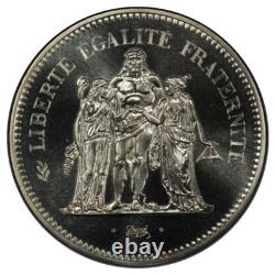 France 1974 Silver 50 Francs KM-941.1 PCGS MS-68 Gad-882 F-427