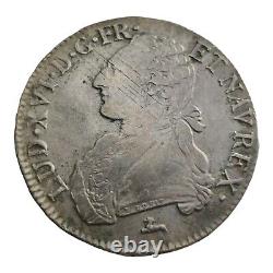 France 1 Ecu 1785 R Louis XVI Rare Large Crown Thaler Sized Silver Coin 1H