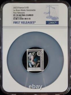 France 2023 S10E 1-Delacroix 2-Le Brun 2-Kitagawa NGC PF 70 UC FR Highest Grade