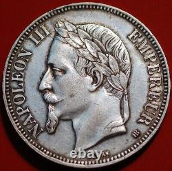 France 5 Francs 1869 BB Napoleon III Silver KM#799.2