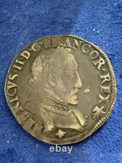 François Ii. Monnayage Au Nom D'henri Ii, Teston, Buste Lauré, 1560, Bayonne