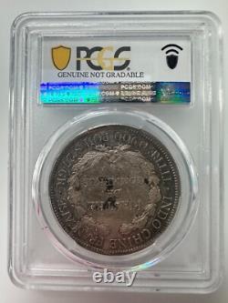 FrenchIndo China Piastre 1897A Lec279 Environmental Damage-AU Detai PCGS Genuine