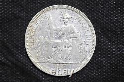 French Indo-china 1887A Piastre Silver Coin (Weight 27.01 g) C125
