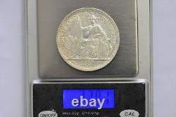 French Indo-china 1887A Piastre Silver Coin (Weight 27.01 g) C125