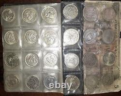 Full album of SILVER world small coins