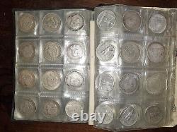 Full album of SILVER world small coins