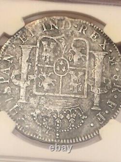 GENUINE SUNKEN TREASURE! 1783 MO 8 Reales Silver Coin NGC El Cazador Shipwreck