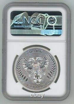 GERMANIA 2020 5 MARK 1 OZ PURE SILVER Round NGC EARLY RELEASES ER MS70
