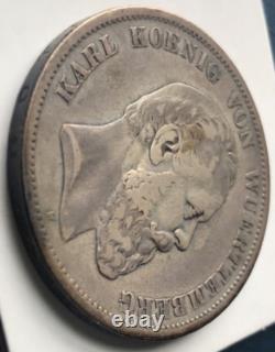 GERMAN ESTATES 1876 F 5 Mark Charles I FÜNF MARK