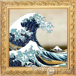 GREAT WAVE Treasures of World 1 Oz Silver Coin 1$ Niue 2020