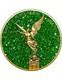 Green Tourmaline Precious Gemstones Libertad 1 Oz Silver Coin Mexico 2024