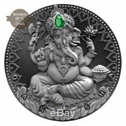 Ganesha World Cultures 2 Oz silver coin 2019 Cameroon 2000 Francs Presale