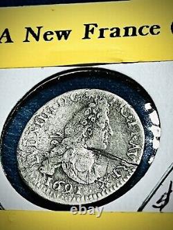 Genuine Louis the 14th. 1691 France 4 Sols, 2 denier