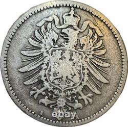 German Empire Lot Of 4 SILVER 1 Mark Coins 1875-1885