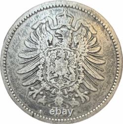 German Empire Lot Of 4 SILVER 1 Mark Coins 1875-1885