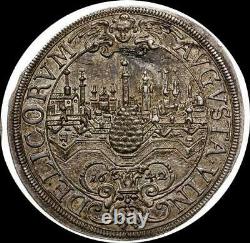 German States Augsburg 1642 thaler, old silver world coin UNC! Gorgeous