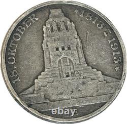 German States SAXONY-ALBERTINE 3 Mark KM# 1275 1913E