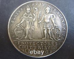 German States Silesta-Liegnits-Brieg Thaler 1739. RARE