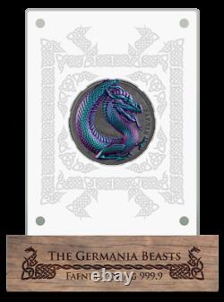 Germania 2020 10 Mark Germania Beasts Geminus Fafnir 2 Oz 999.9 Silver BU Coin