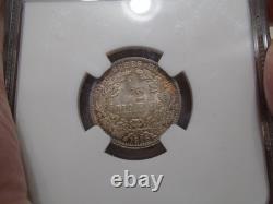 Germany 1/2 Mark 1916 A MS 66 NGC Graded Silver Coin KM#17 Toned BU