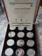 Gibraltar Isle Of Man 1994 World At War Silver Proof 12 Coin Collection Set Coa