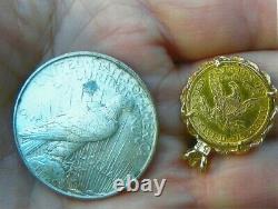 Gold & Silver Special A Gold Haft Eagles And A Silver Dollar