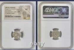 Greek Silver Drachm 54BC-32BC Kingdom Of Elymais Kamnaskires V NGC Graded VF