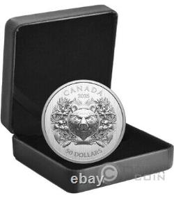 HERALDIC BEAR EHR/UHR Fine Silver Coin $50 Canada