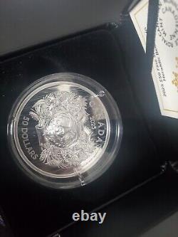 HERALDIC BEAR EHR/UHR Fine Silver Coin $50 Canada