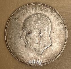 High-Grade World Silver Lot (5 Coins) 1920-1960 Switzerland, France, Turkey