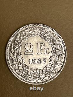 High-Grade World Silver Lot (5 Coins) 1920-1960 Switzerland, France, Turkey