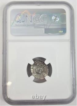 Himyarite Silver Drachm Coin NGC XF Certified 1st Century AD Arabia Felix