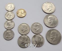 Huge Coin & Currency Lot US Silver, World Coins, $2 Bills, 1994 Proof Set, etc